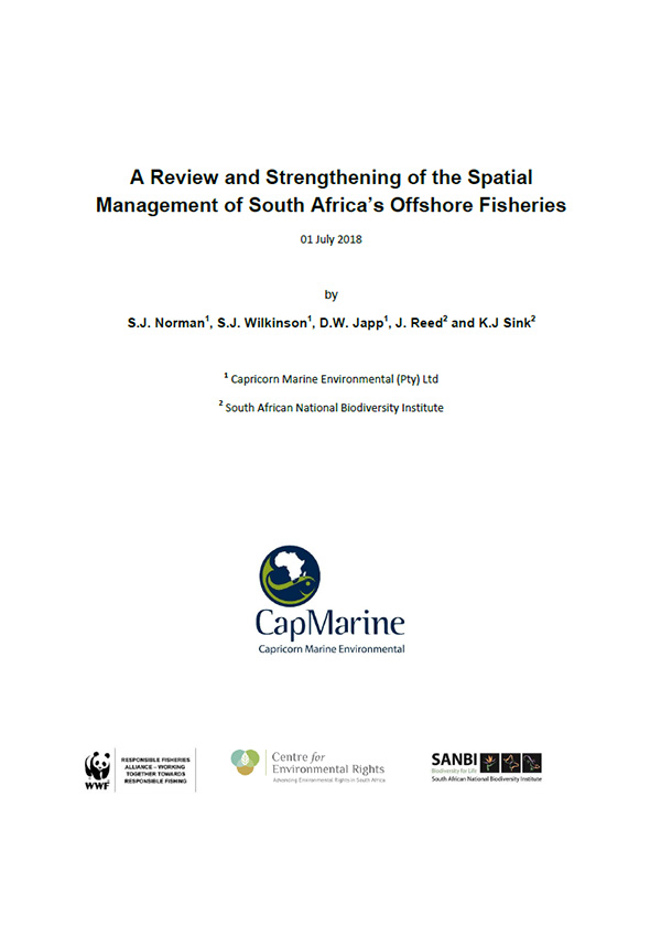 A Review and Strengthening of the Spatial Management of South Africa’s Offshore Fisheries