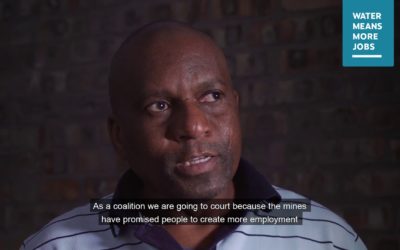 Water means more jobs – Bafana Hlatswayo (MEJCON-SA)
