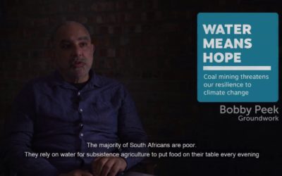 Water means hope – Bobby Peek (groundWork)