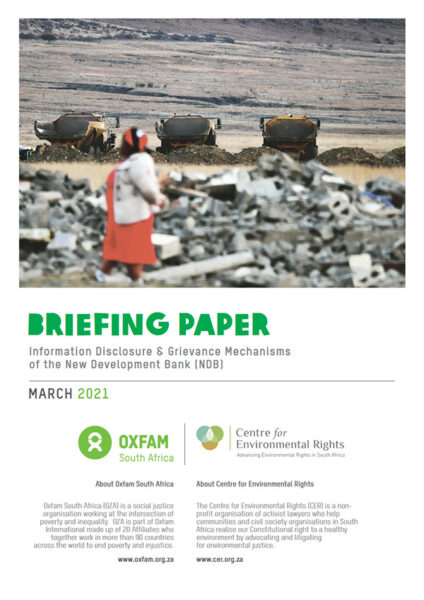 Information Disclosure & Grievance Mechanisms of the New Development Bank (NDB)